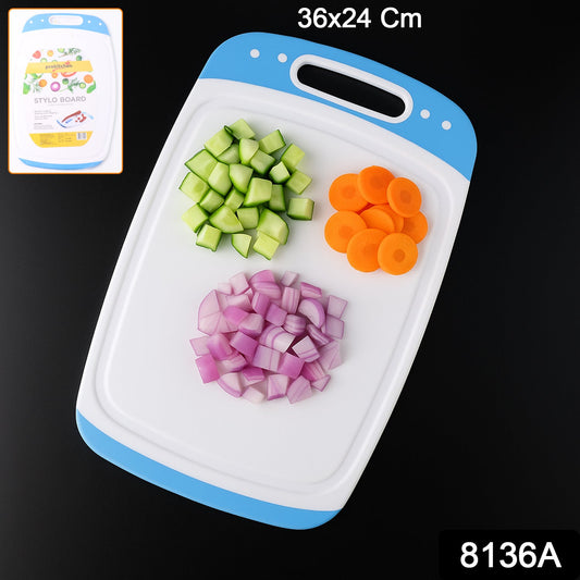 Vegetables and Fruits Cutting Chopping, Plastic Board (1 Pc)