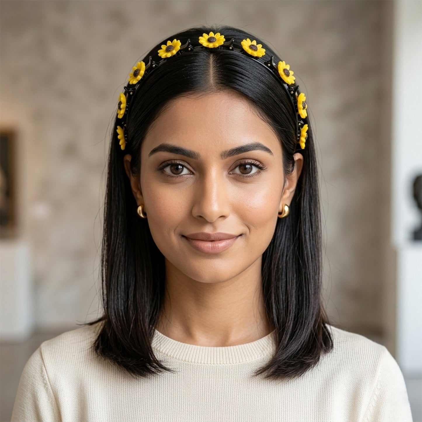 floral hair band accessory