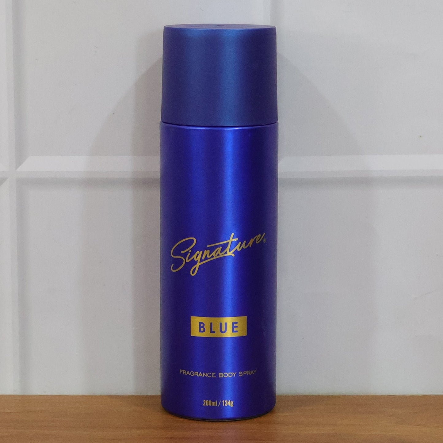 premium blue deodorant body spray