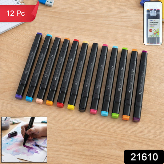 watercolor brush marker pens