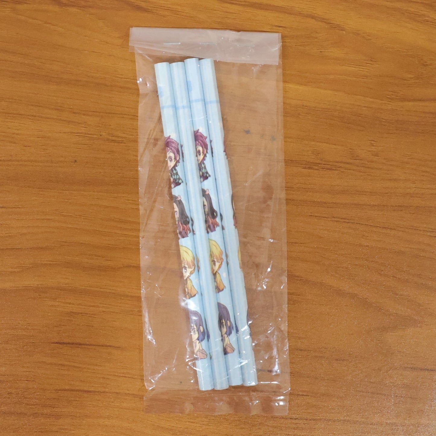 Cartoon Printed Pencil Set for Kids – Cute School Writing Pencils (4 Pc)