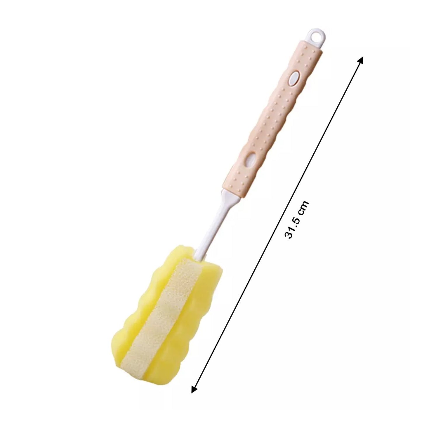 Bottle and mug cleaning brush with sponge tip for daily kitchen use – .in