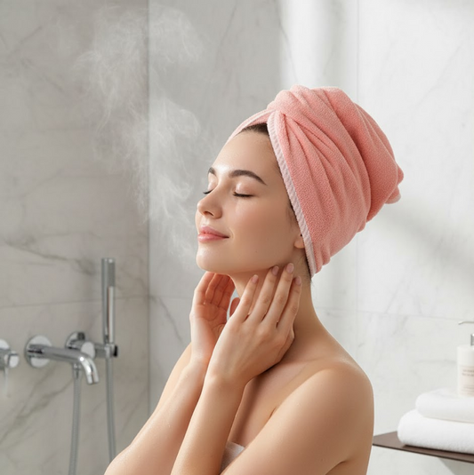 Hair Drying Magic Hair Cap Towel - lifestyle