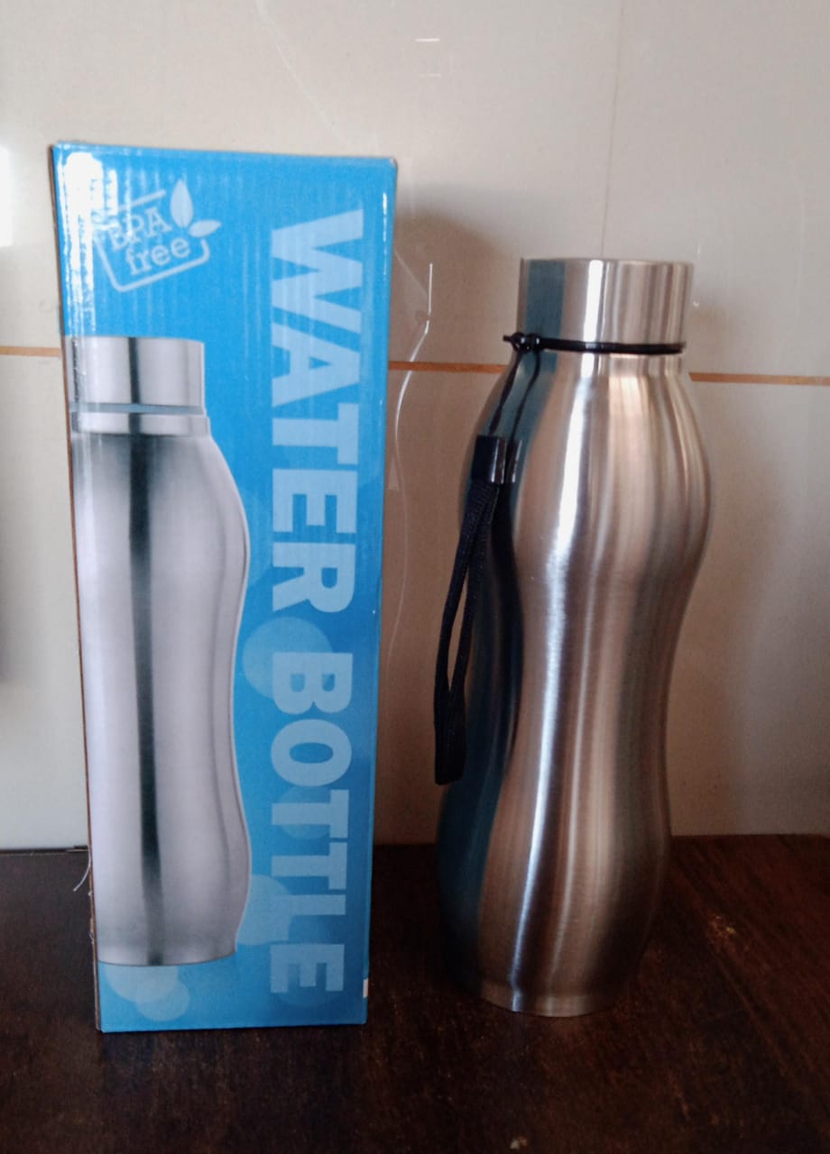 Stainless Steel Single Wall Vacuum-Insulated Drink Water Bottle (1000 ML)