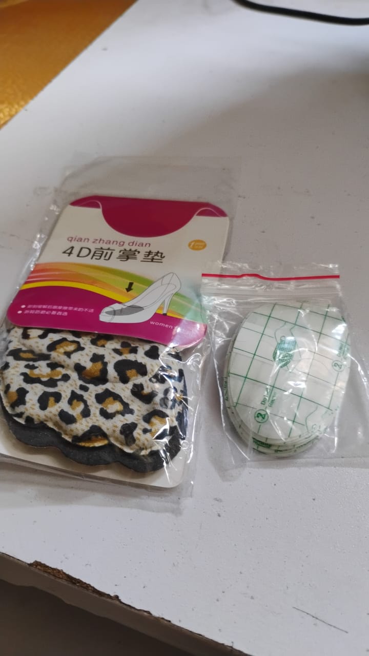 High Shoe Heel Cushion Inserts Non Slip Prevent Calluses Insole (1 Pair / Mix Design)