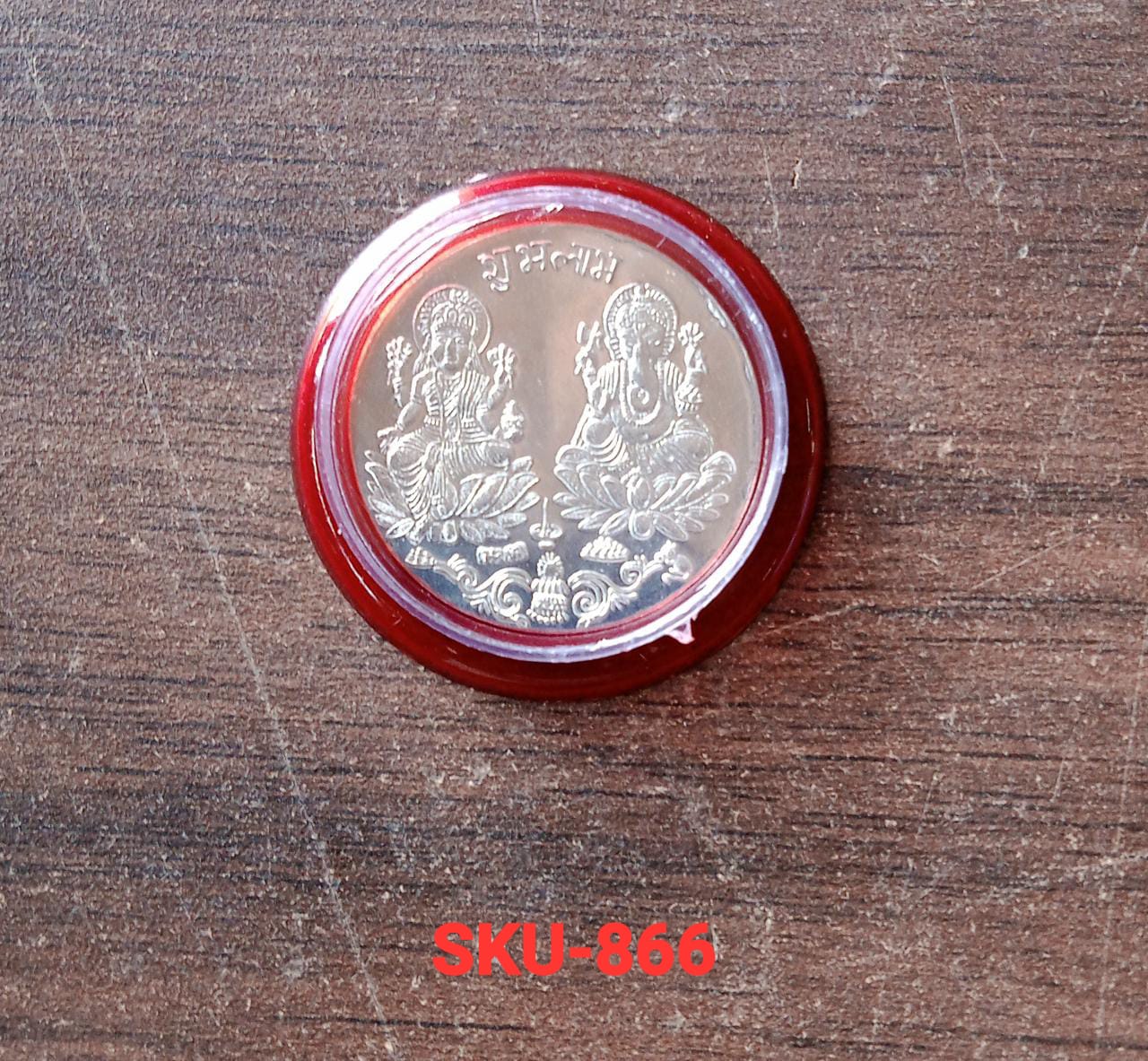 Goddess Lakshmi Pooja Coin – Blessings & Prosperity Gift