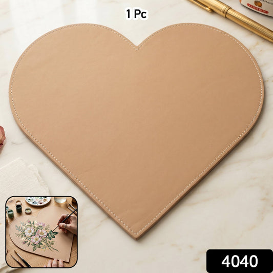 Heart Shape Board for Art – Crafting and Painting Blank Surface for DIY Projects (1 Pc)