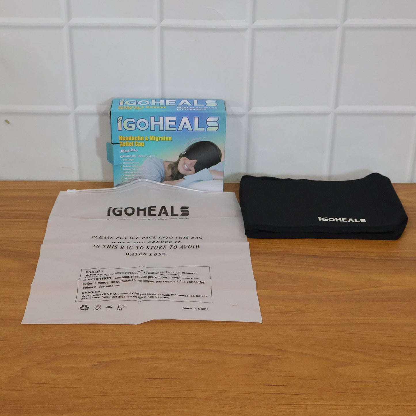 Migraine relief cap