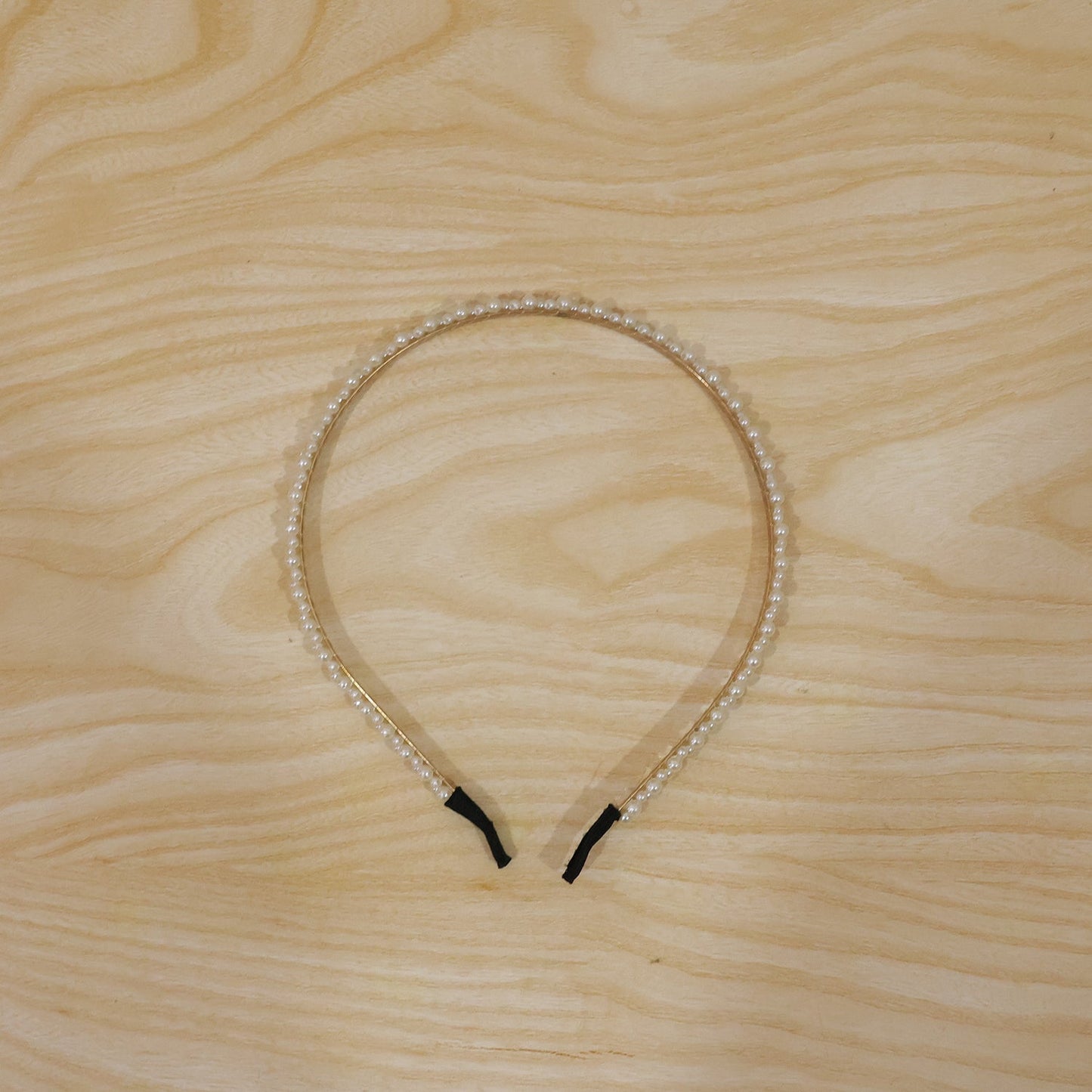 Double Layer Pearl Hairband Stylish Headband for Girls (1 Pc)