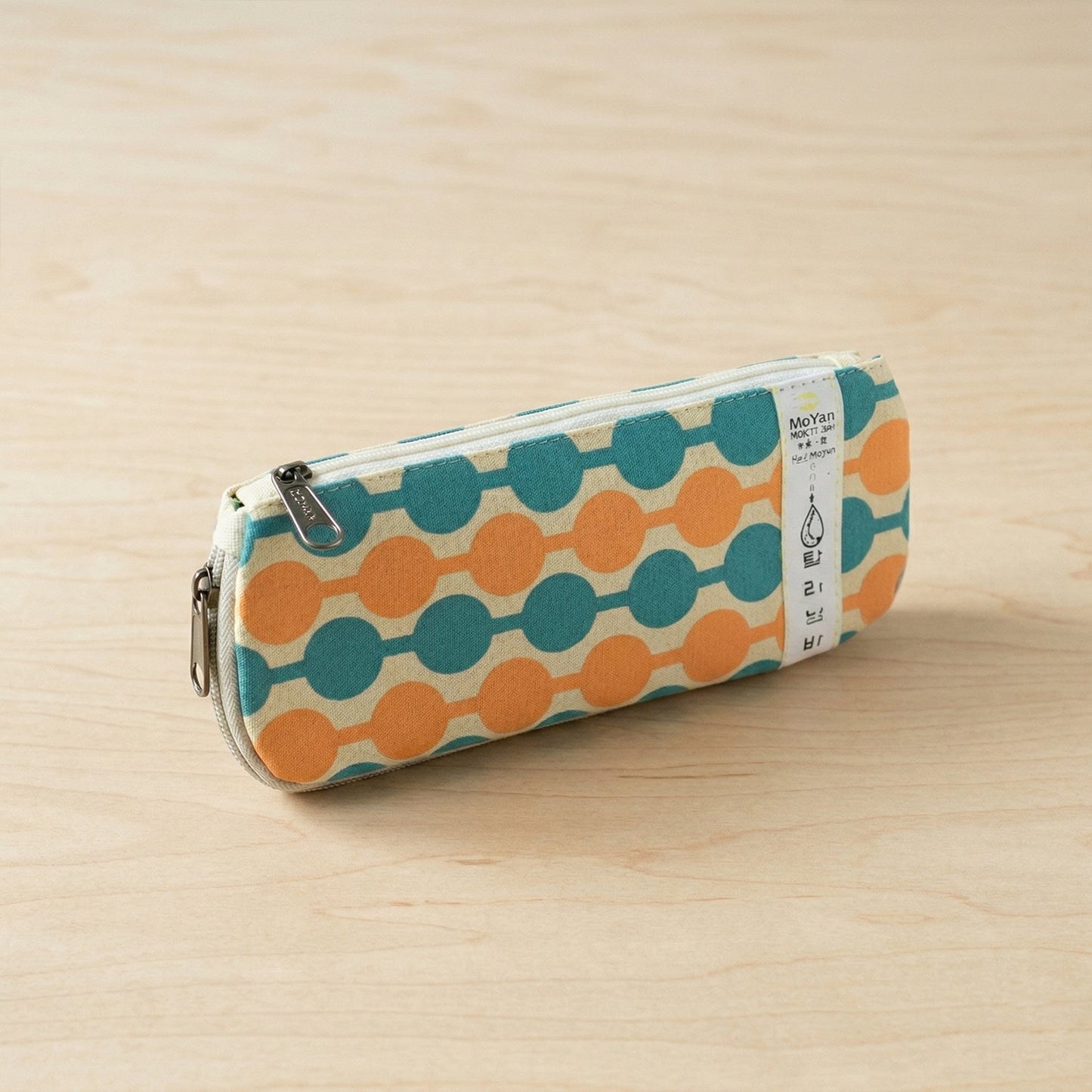 Stylish Multi-Color Geometric Printed Pencil Pouch (1 Pc)