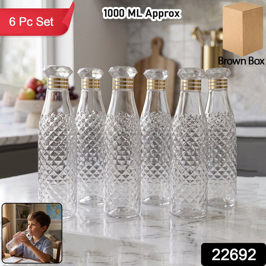 reusable plastic water bottles set for home use