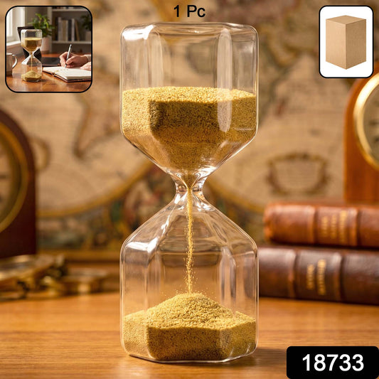 4-Minute approx Sand Timer Hourglass – Decorative Glass Timer (1 Pc)
