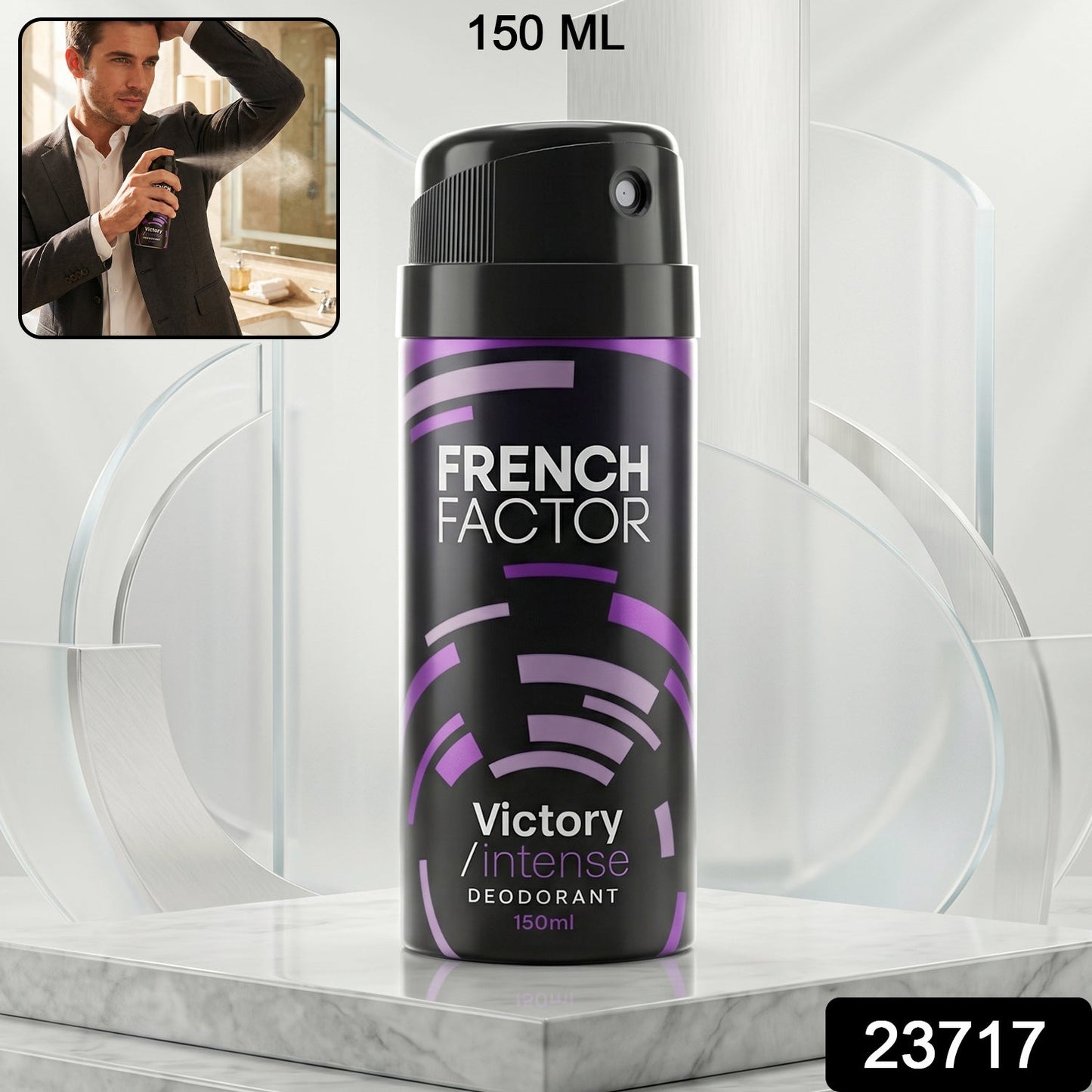 French Factor Victory Intense Deodorant Body Spray (1 Pc, 150 ML)