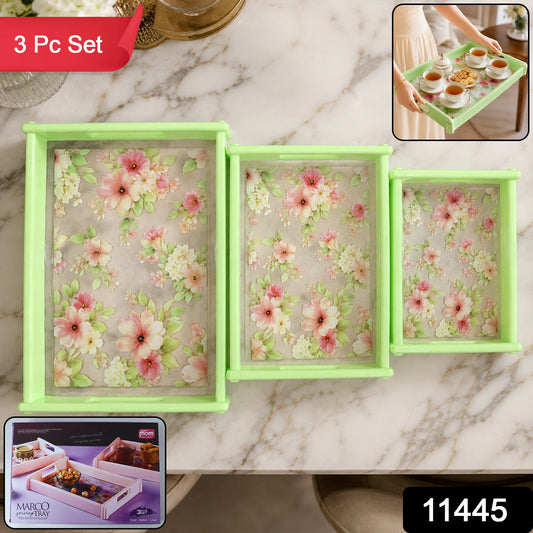 Floral Serving Tray