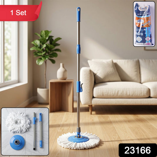 rotating spin mop system for home cleaning