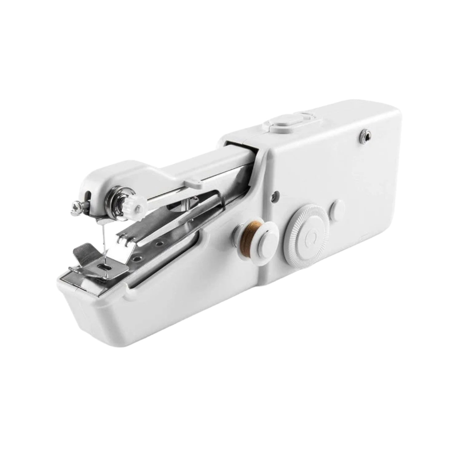  Handheld Portable Mini Electric Cordless Sewing Machine - scale and size reference