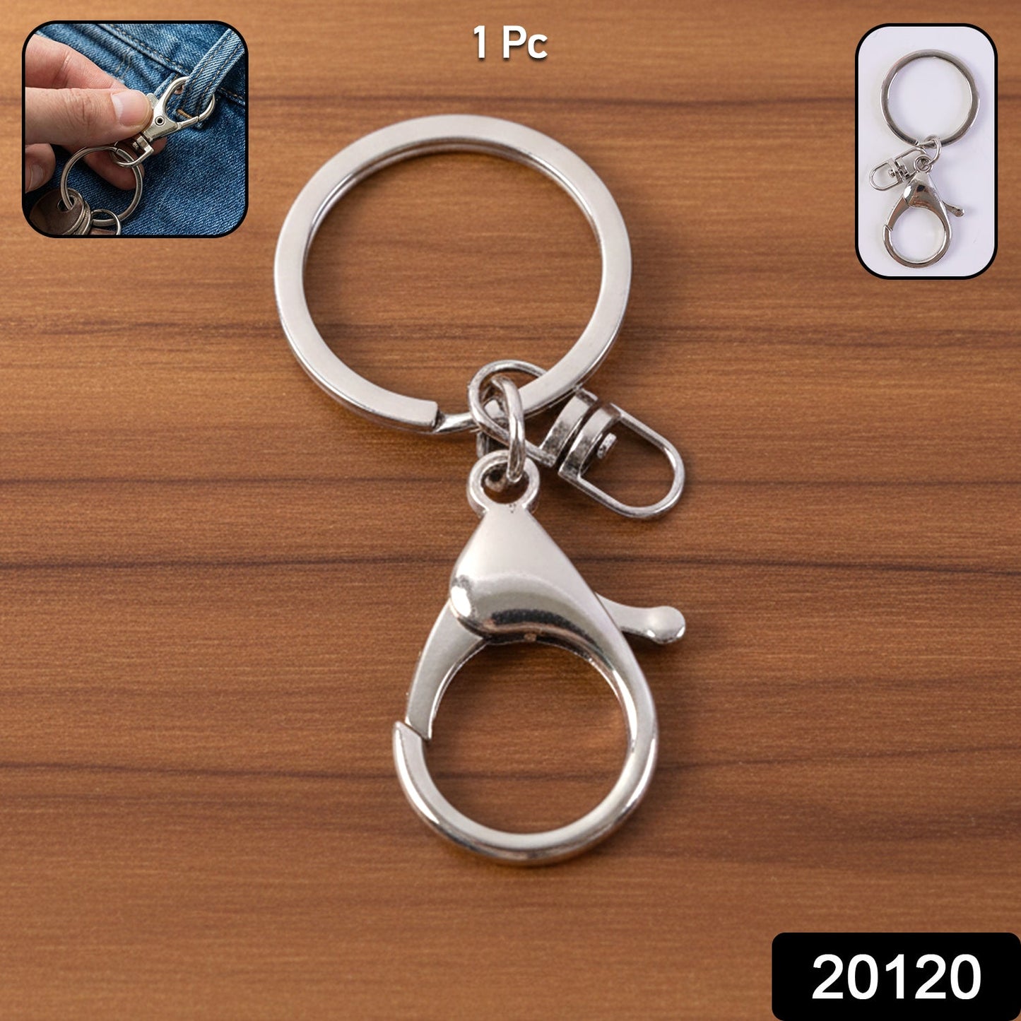 durable metal keychain key holder accessory