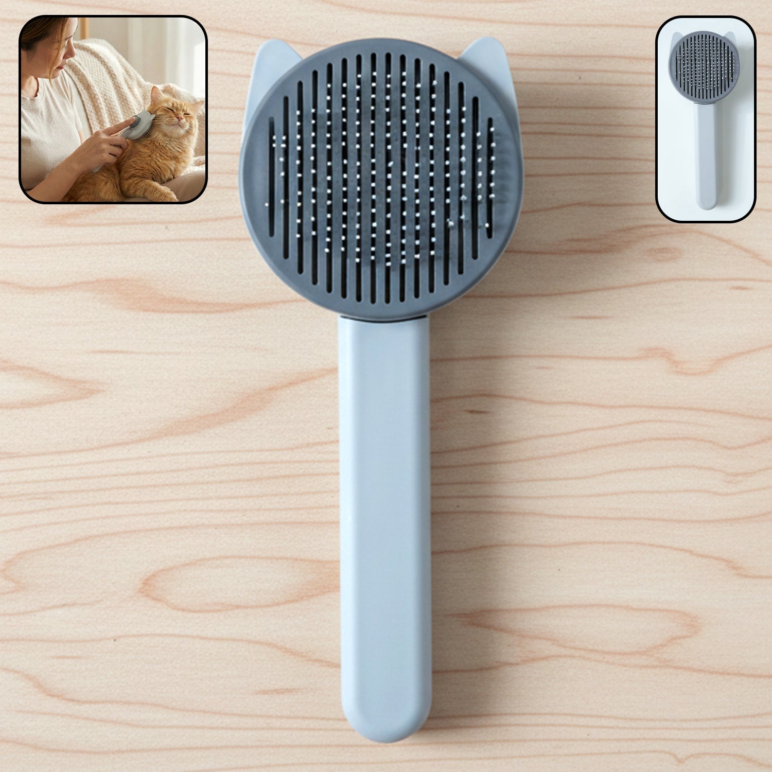 Soft pet hair removal needle comb