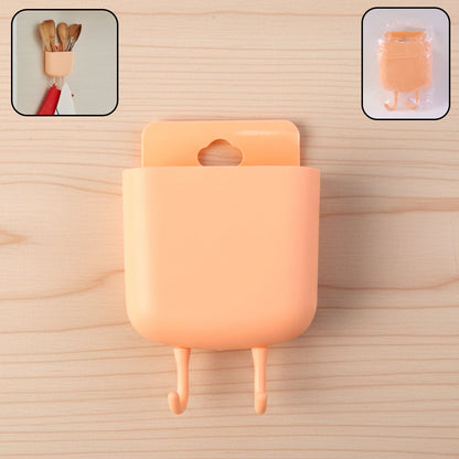 Closet wall organizer pocket