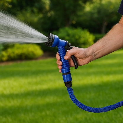  50 Ft Expandable Hose Pipe Nozzle - alternative angle