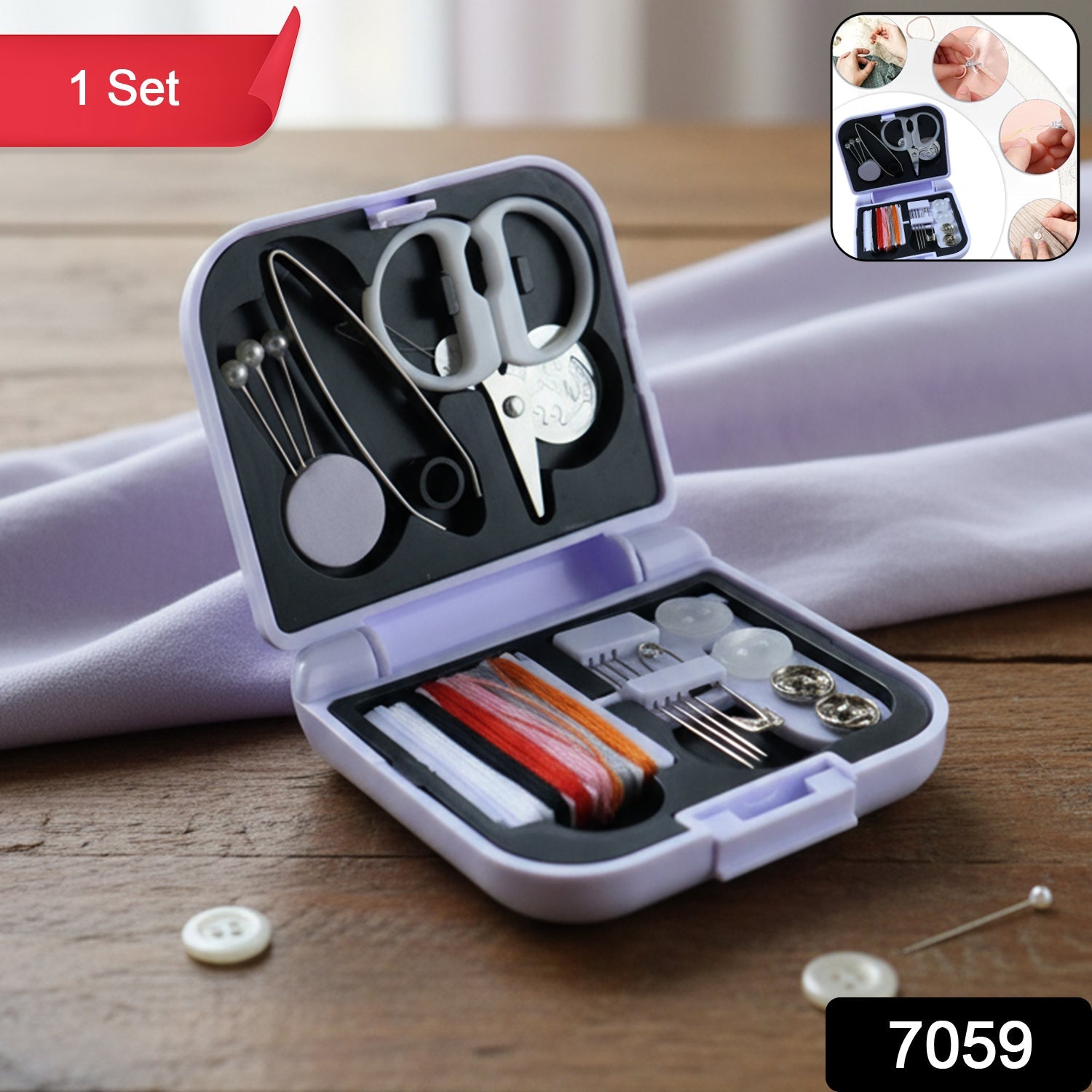  Compact Portable Sewing Kit - lifestyle