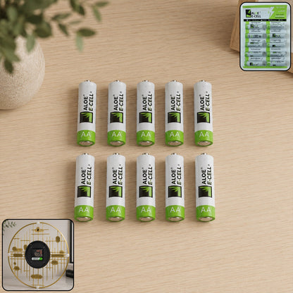 Aloe E-Cell Long Lasting AA Battery 