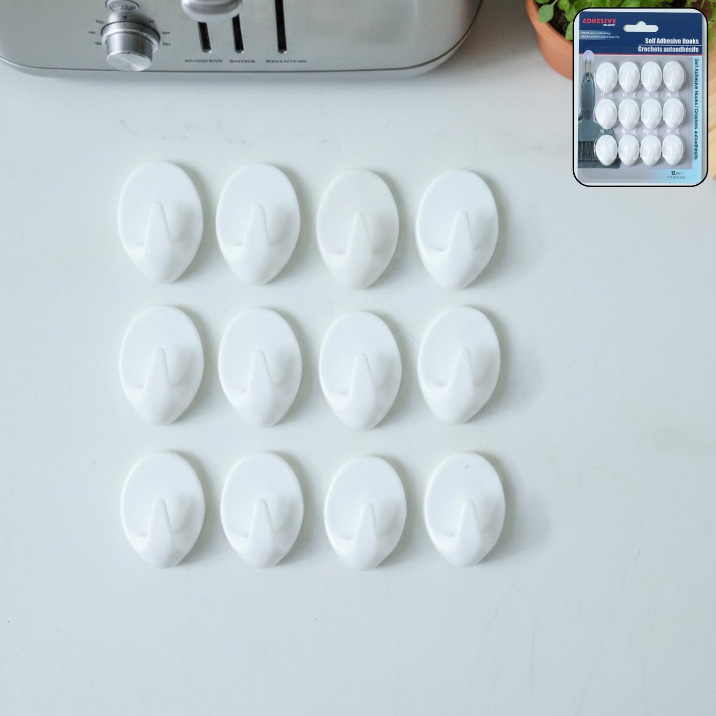 Adhesive Wall Hooks