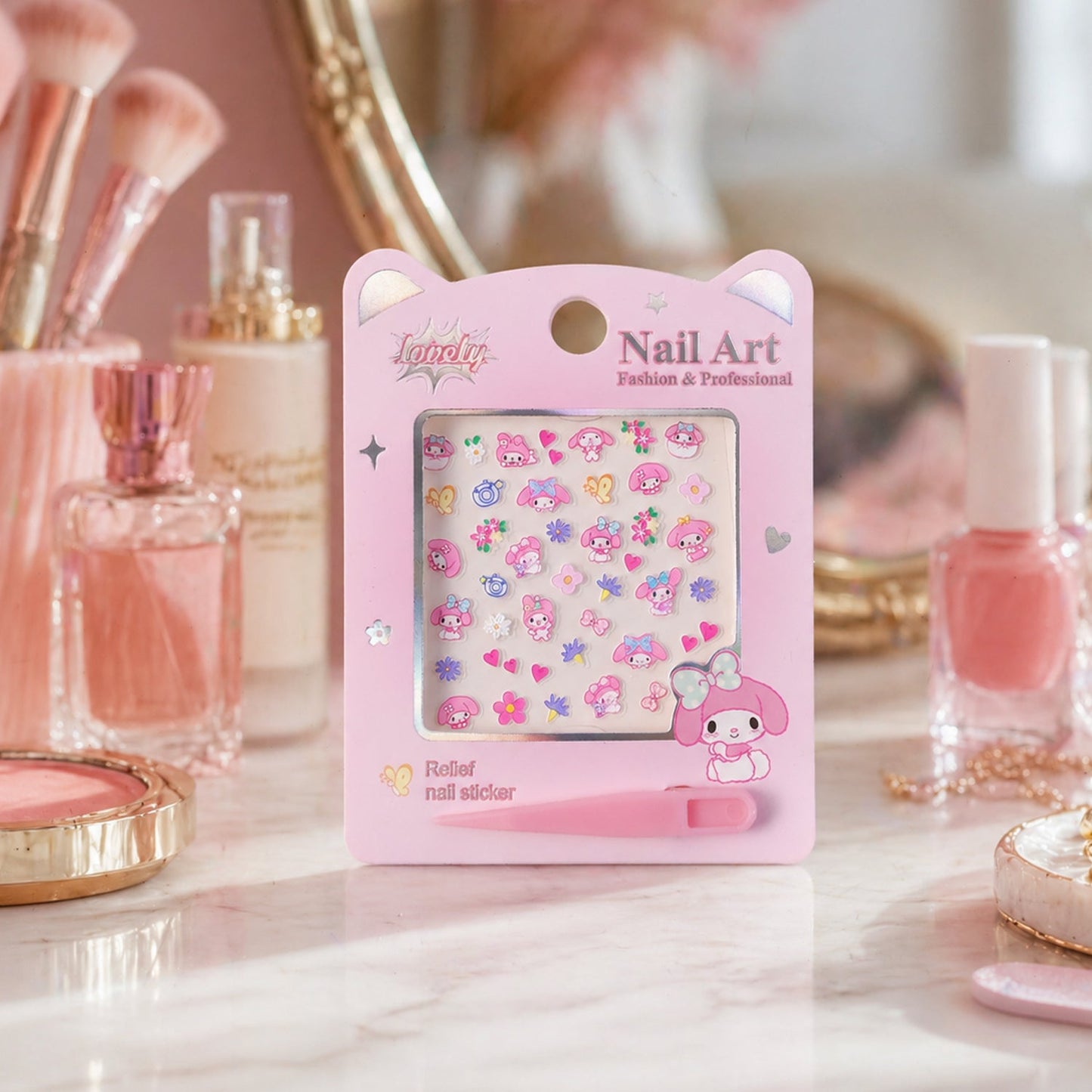 colorful nail stickers for girls