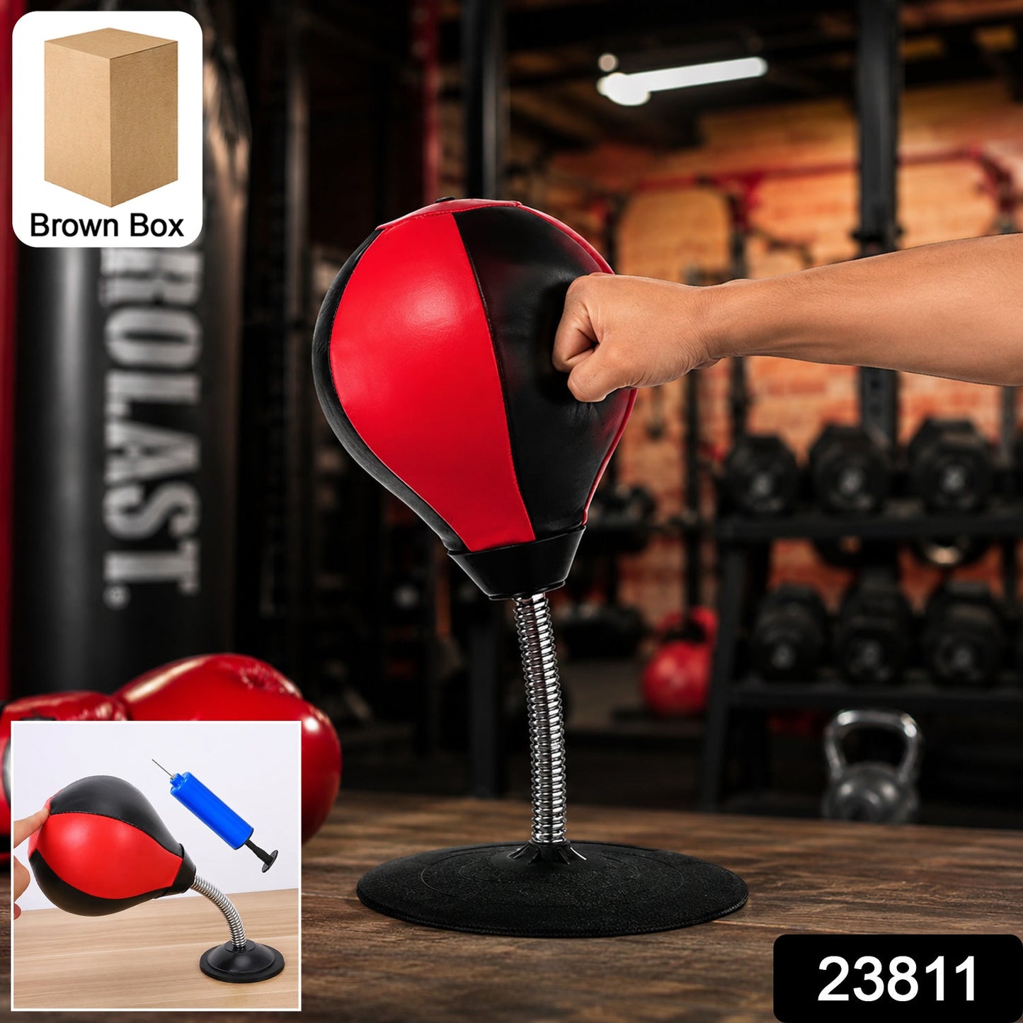 Desktop Punching Ball with Suction Base