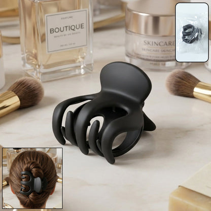 Classic Matte Finish Strong Grip Hair Claw Clip (1 Pc)