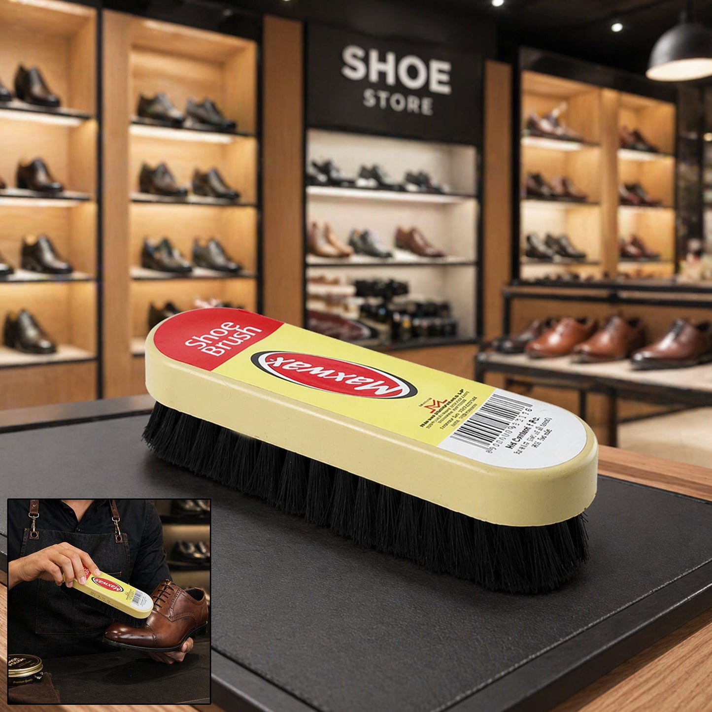 shoe cleaning brush maxwax