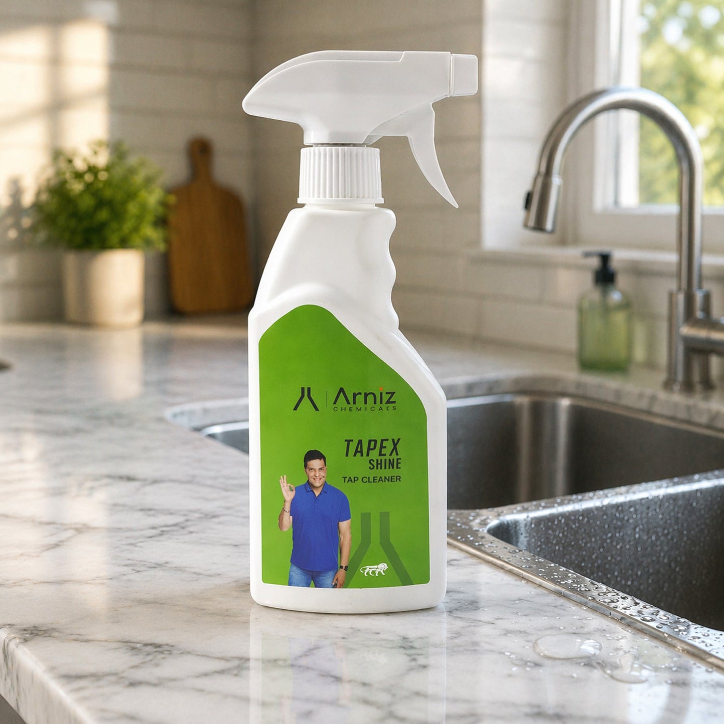 kitchen faucet cleaning liquid