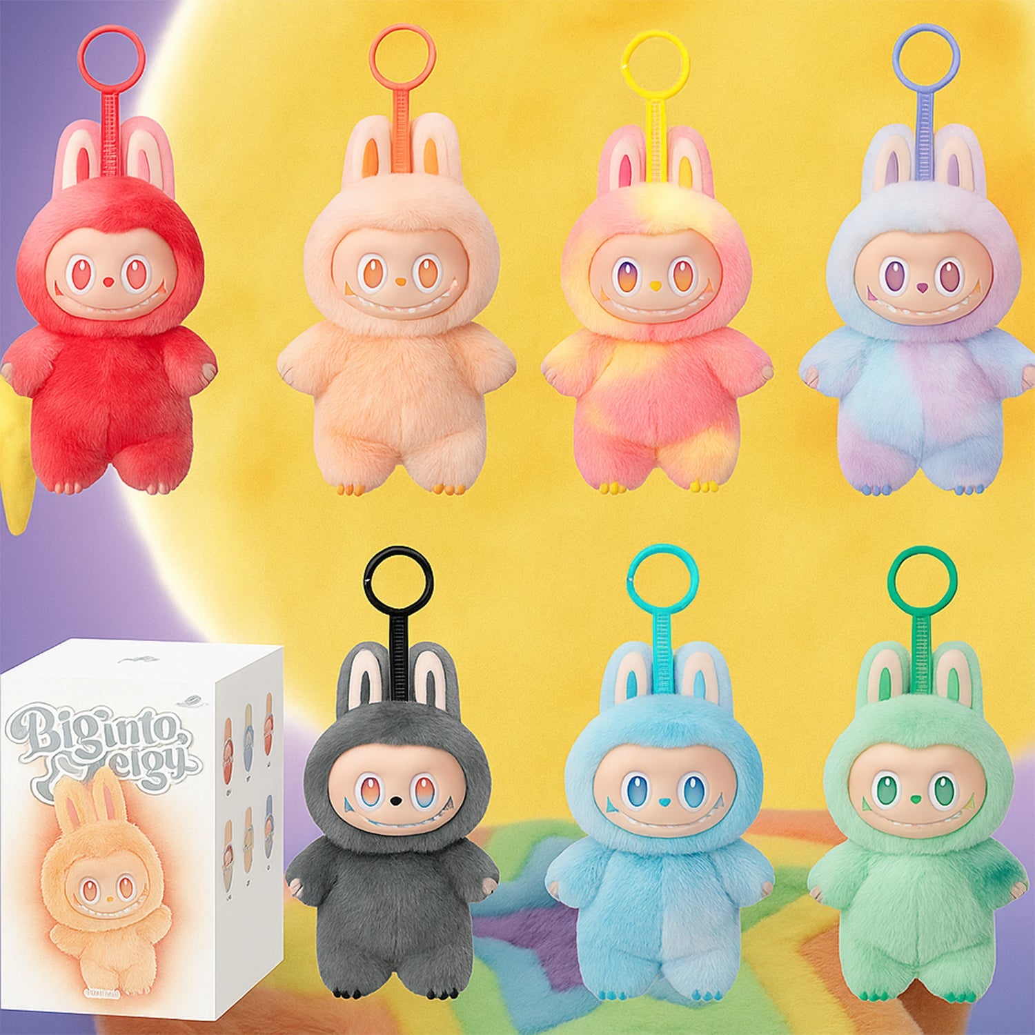 mini plush toy keychain for kids and adults