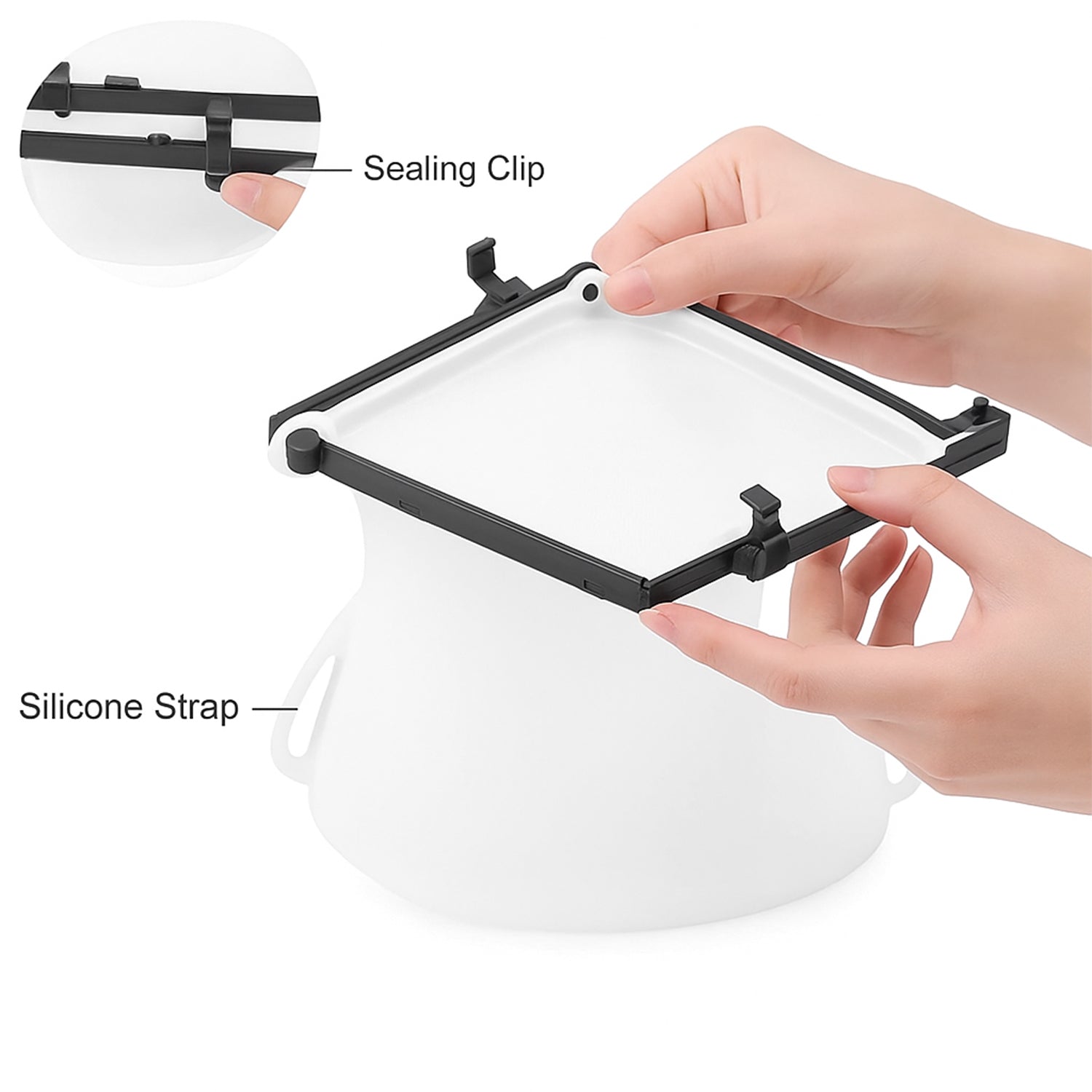 food storage silicone pouch