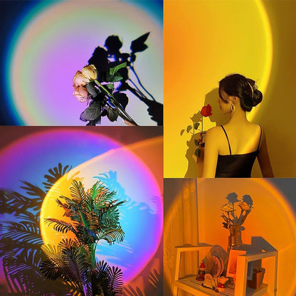  Multi Colors Sunset Lamp Projection - packaging