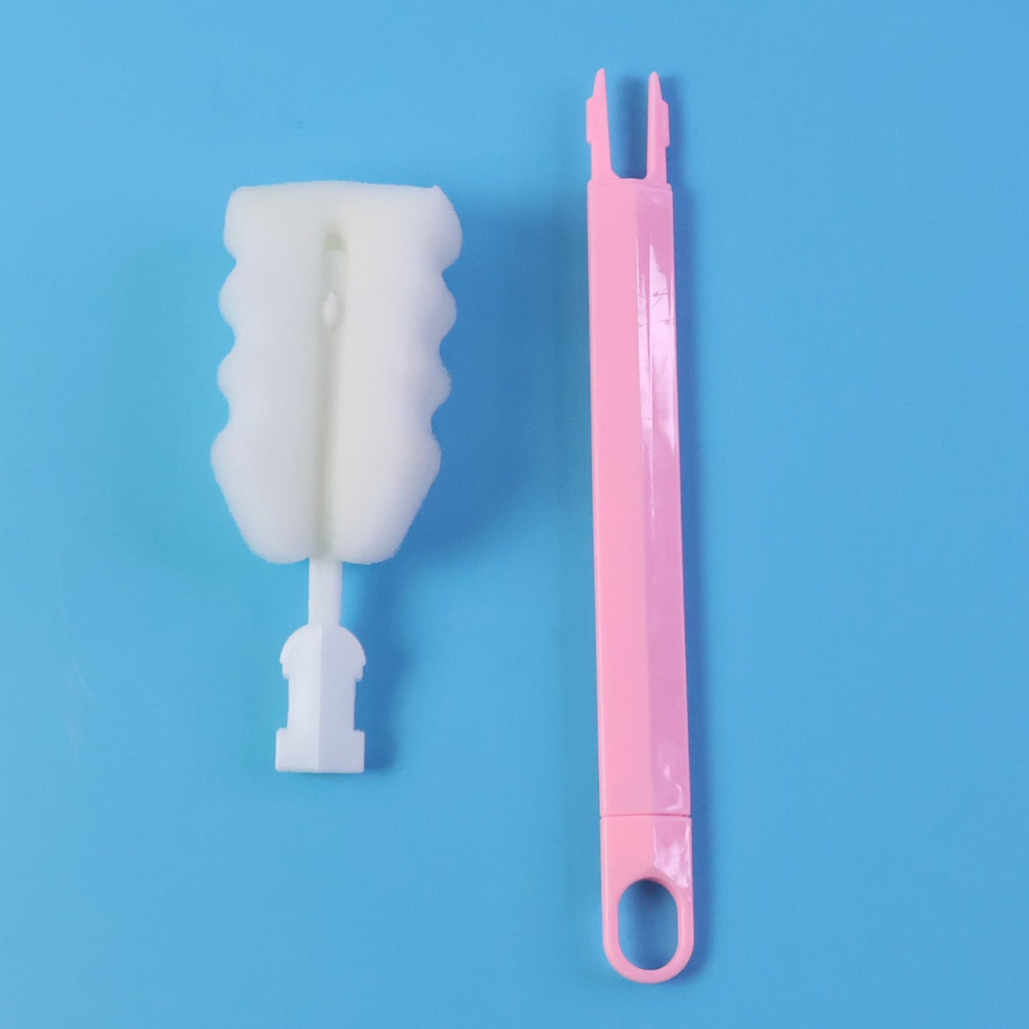 Long Handle Silicone Bottle Cleaning Brush 32 cm (1 Pc)