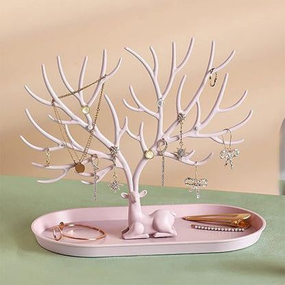 Jewellery organizer earring holder and necklace rack easy to carry India