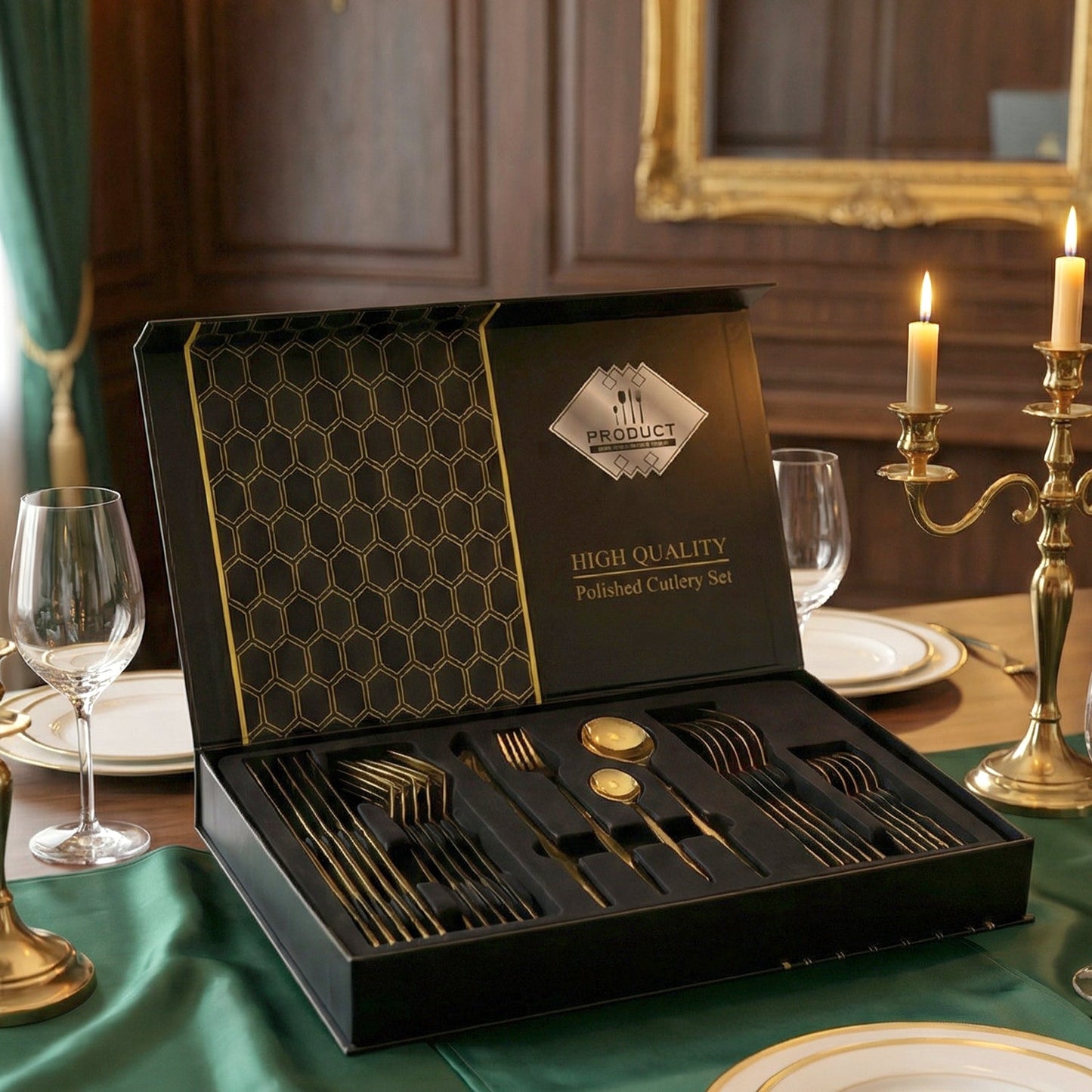 Wedding gift cutlery set