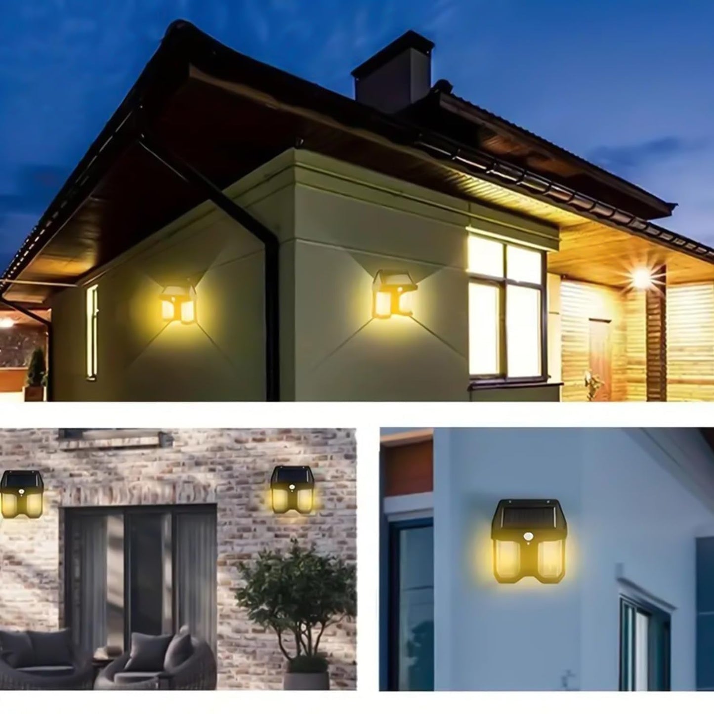  Outdoor Solar Wall Lamp Waterproof - key feature close-up