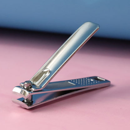 Cute Nail Clipper with Nail Catcher, Nail File - Stainless Steel (1 Pc)