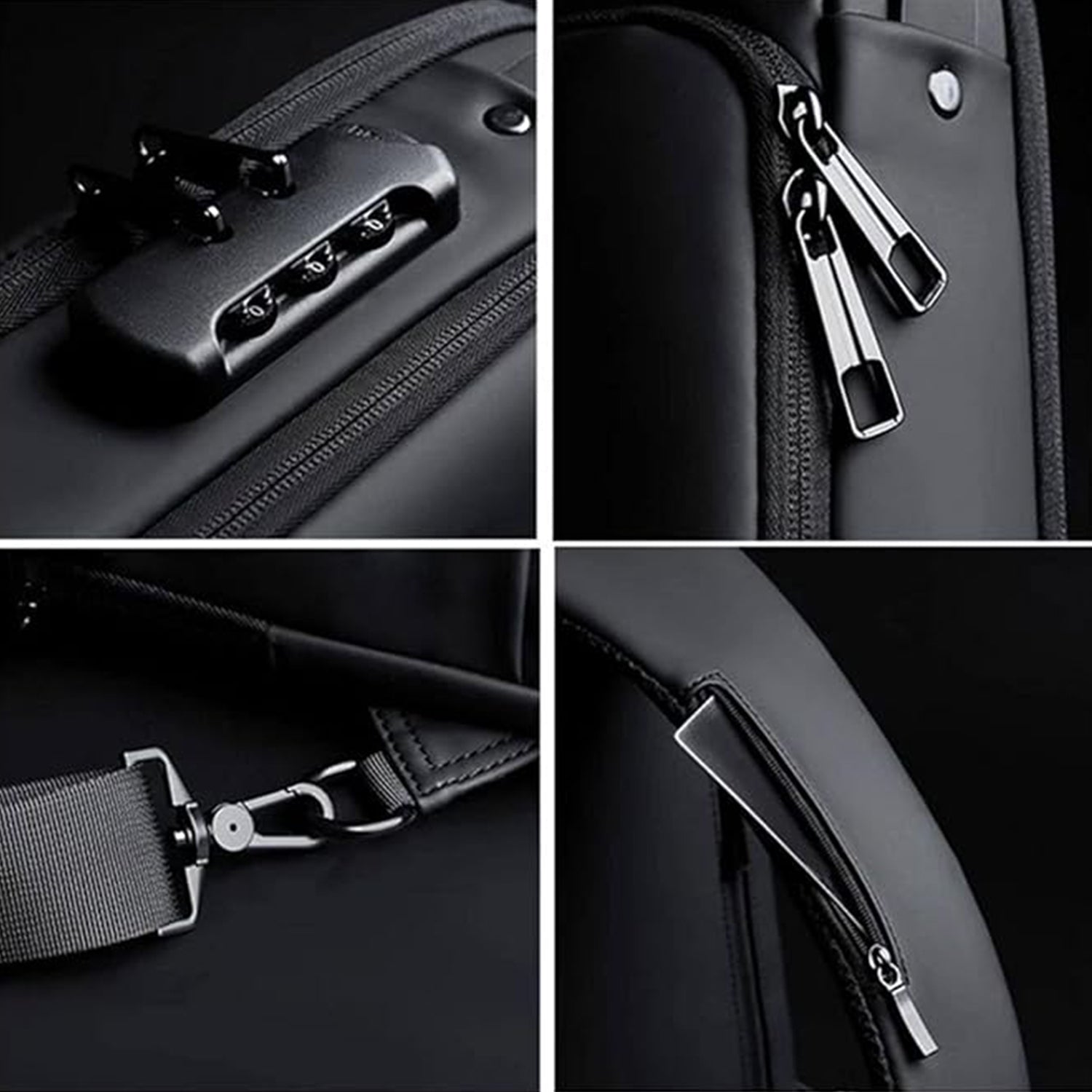  Trendy Anti-Theft Crossbody Sling Bag with USB Port - alternative angle