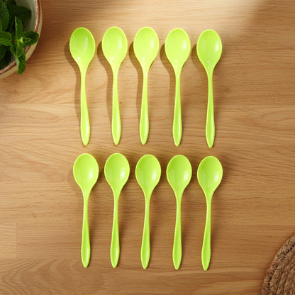 Fancy Spoon Used While Eating and Serving Food Stuffs Etc (10 Pcs)