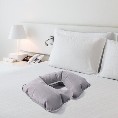  Inflatable & Foldable, Pillow U Shape Air Cushion Travel - in-use lifestyle shot
