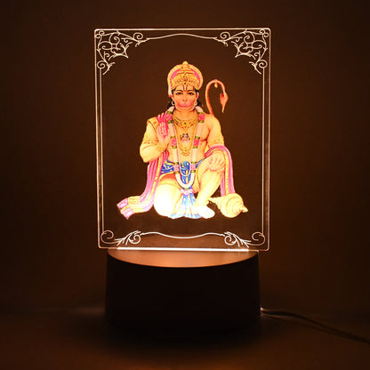  3D Lord Hanuman Frame 