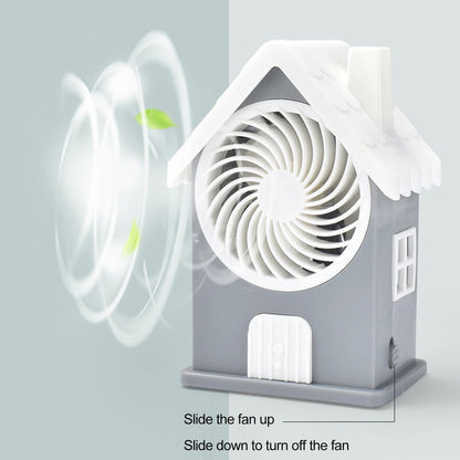 Mini Rechargeable Portable Personal Desk Fan (Battery Not Include)