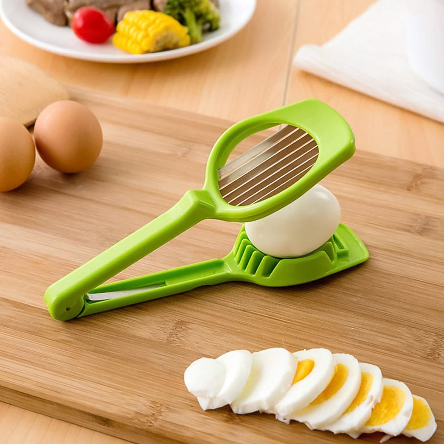 Multipurpose Slicer with Seven Blades Stainless Slicer for Strawberry Tomato Cutter