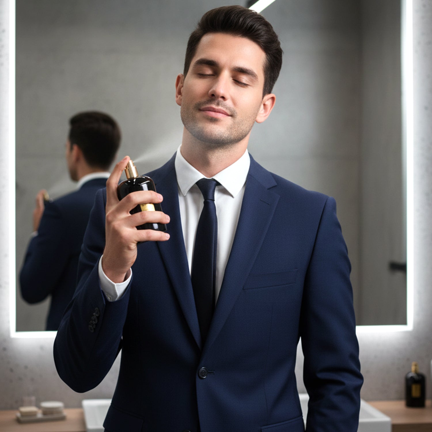 Black Oud fragrance eau de parfum spray bottle