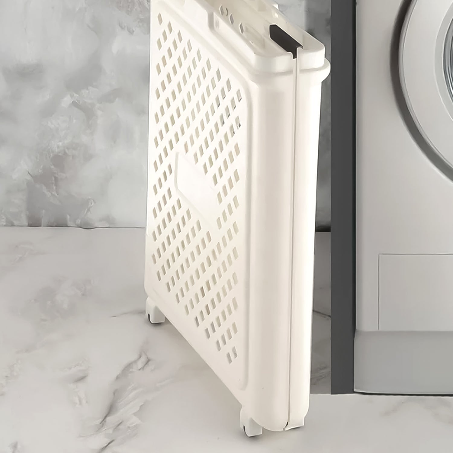  Large Foldable Laundry Basket Wheels - scale