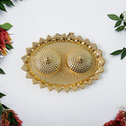 Pooja Kumkum / Roli–Chawal Holder - (1 Pc)