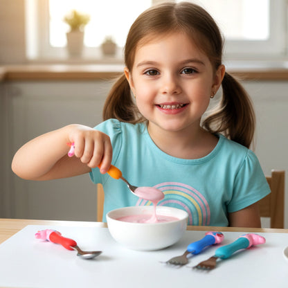 unicorn themed utensils